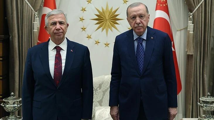 Cumhurbaşkanı Erdoğan Mansur Yavaş'ı kabul etti